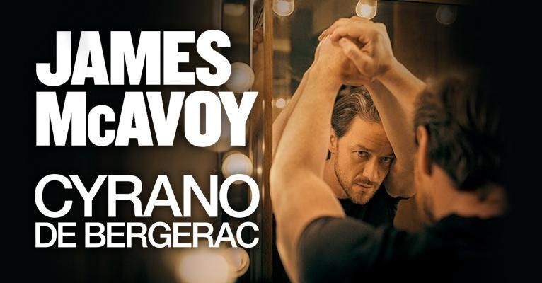 Picture of McAvoy on playbill